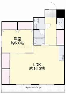 アメニティー伊島【3階】の間取り