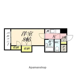 ロジェ芳泉【4階】の間取り