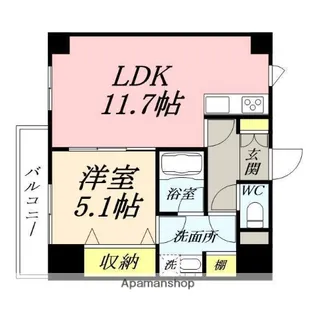 OWLSTYLE KANDACHO【2階】の間取り