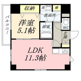 OWLSTYLE KANDACHO【406号室】の間取り