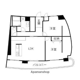 エクセルメゾン岡山【1005号室】の間取り