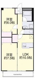 ベイシティー洲崎Ⅲ【2階】の間取り