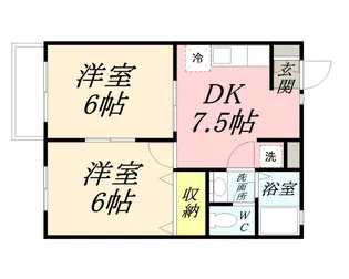 ベルエポックS【2階】の間取り