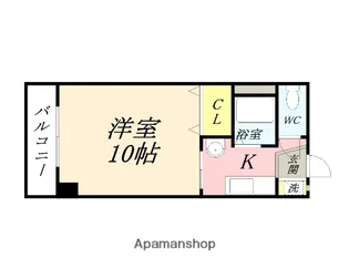 アジュール下中野【4階】の間取り