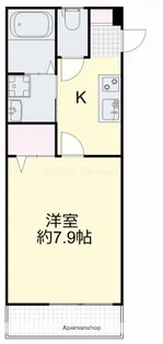 ラフィネ大供【1階】の間取り