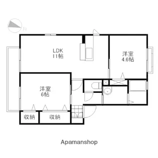 バリュージュⅠ【2階】の間取り