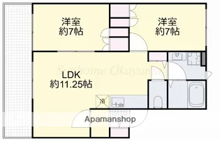 ブロッサム21 A【1階】の間取り