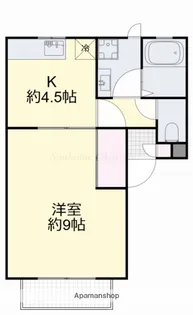 平和荘【202号室】の間取り