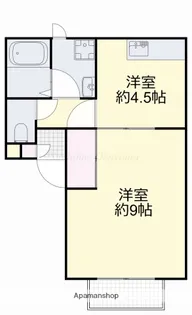 平和荘【2階】の間取り