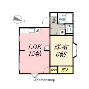 ファミーユKⅡ【1階】の間取り