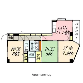 イルサローネ【313号室】の間取り