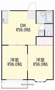 ニューハウンD棟【2階】の間取り