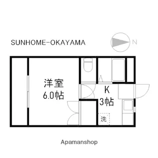 サニーヒルズ泉田Ⅰ【2階】の間取り