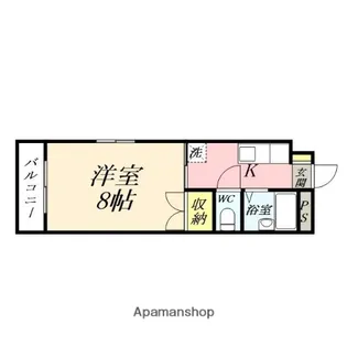アークハイツ富田町【505号室】の間取り