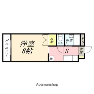 アークハイツ富田町【1階】の間取り