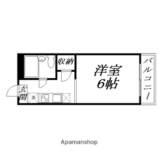 ウェーブレジデンス津島【107号室】の間取り