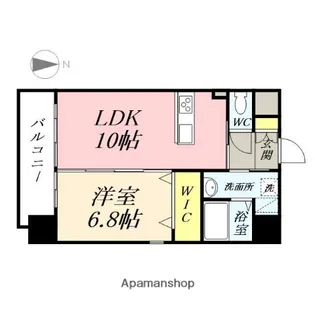 ハアラン高柳【10階】の間取り