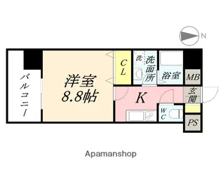ハアラン高柳【2階】の間取り