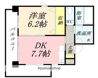 ハアラン高柳【10階】の間取り