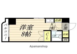 アルファ大供【401号室】の間取り
