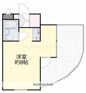 アルファ清心町Ⅰ【4階】の間取り