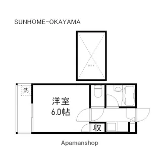 リバティー20【105号室】の間取り