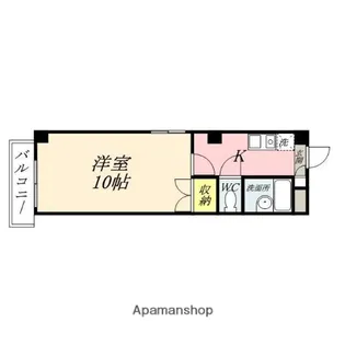 エクセレント大供【3階】の間取り