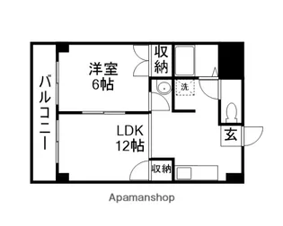 グランディール門田屋敷【4階】の間取り