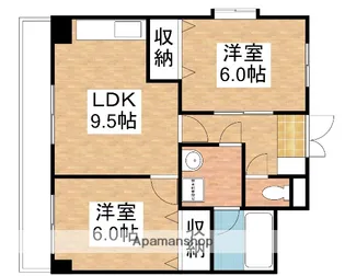 レポーゼ1【7階】の間取り