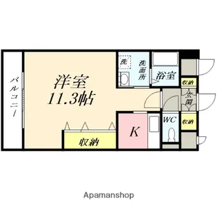 クレストシティ中井町【9階】の間取り