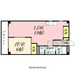 深可ヒュッテ【305号室】の間取り