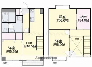 アーバンハウス大供【4階】の間取り