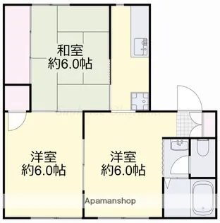 コーポT&S【1階】の間取り