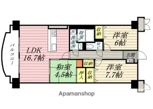 サントノーレ西市【9階】の間取り