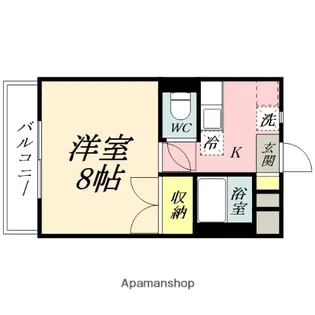 イースト207【1階】の間取り