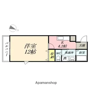 成和第6ビル【3階】の間取り