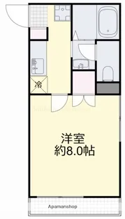 ワンダースメゾン青江【2階】の間取り
