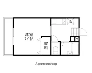 カーサ アネーロB【1階】の間取り