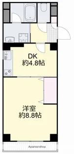 ハートフル医大南【4階】の間取り