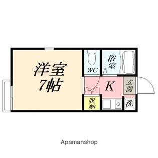 コーポユーカリ【101号室】の間取り