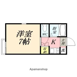 コーポユーカリ【201号室】の間取り