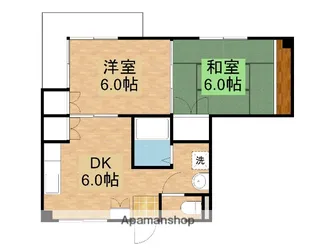 サンツボイⅡ【101号室】の間取り