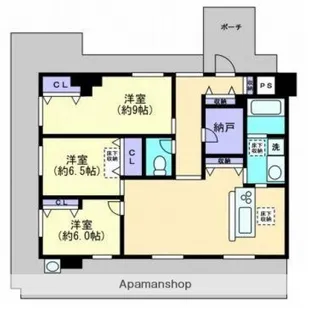 3LDKの間取り画像