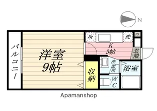 スリーサンズ【2階】の間取り