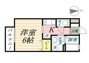 パティオ翼【1階】の間取り