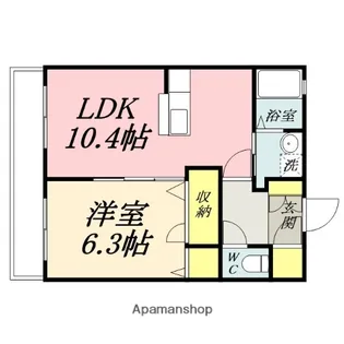 キルシェ【1階】の間取り