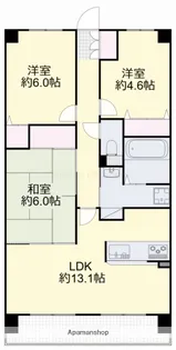 アマネセール西之町【9階】の間取り