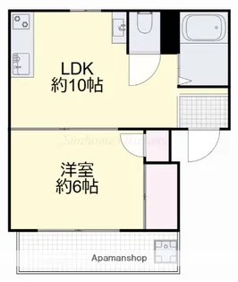 LA.PAUSE松島【3階】の間取り