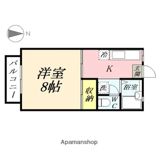 ドミール小川【1階】の間取り