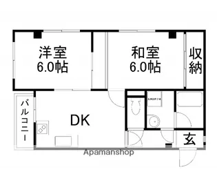 メゾンOGO A棟【301号室】の間取り